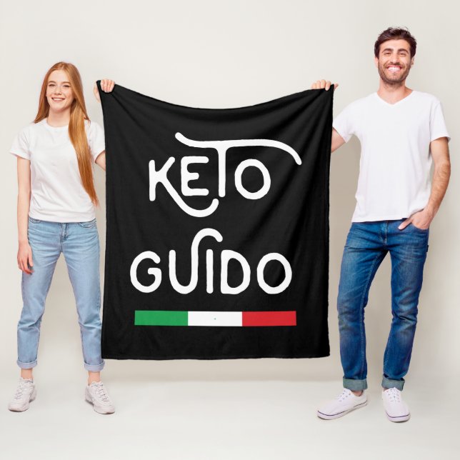 Keto Diet Guide Neuheit Fleecedecke (Beispiel)