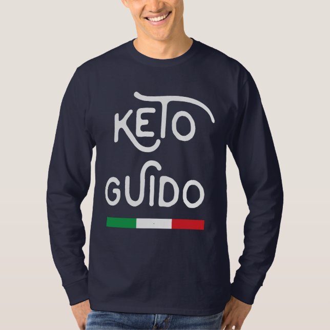 Keto Diet Guide Neuheit T-Shirt (Vorderseite)