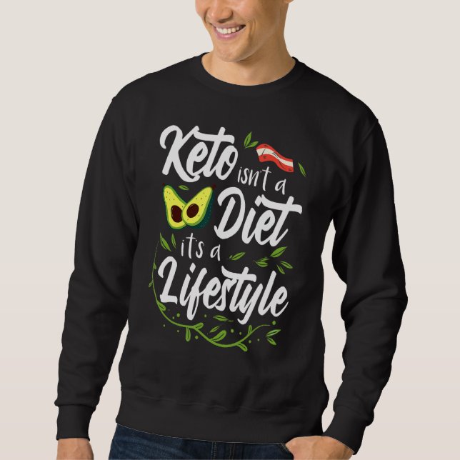 Keto for Men Nutrition Ketones Frauen Ketogenes Ba Sweatshirt (Vorderseite)