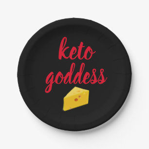 Keto Goddess Cheese Slice Pappteller