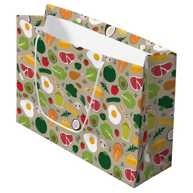 Keto Große Geschenktüte (Vorderseite Schrägansicht)