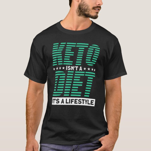 Keto Ketogenic Low Carb Dieter T-Shirt (Vorderseite)