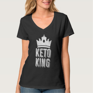 Keto King Ketogenetische Ernährung Low Carb Men Ke T-Shirt