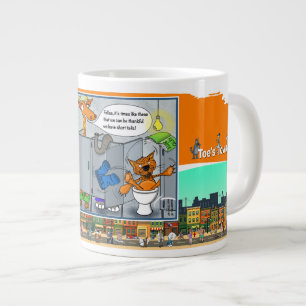 Keto Kitty Absurder Situationshumor Jumbo-Tasse