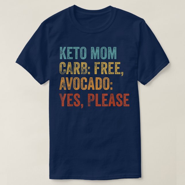 Keto Mom T-Shirt (Design vorne)