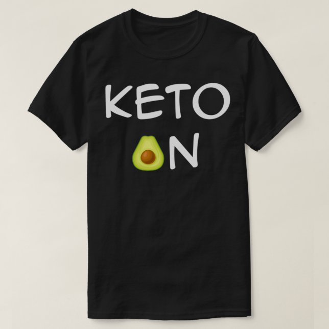 Keto on Avocado Lover T-Shirt (Design vorne)