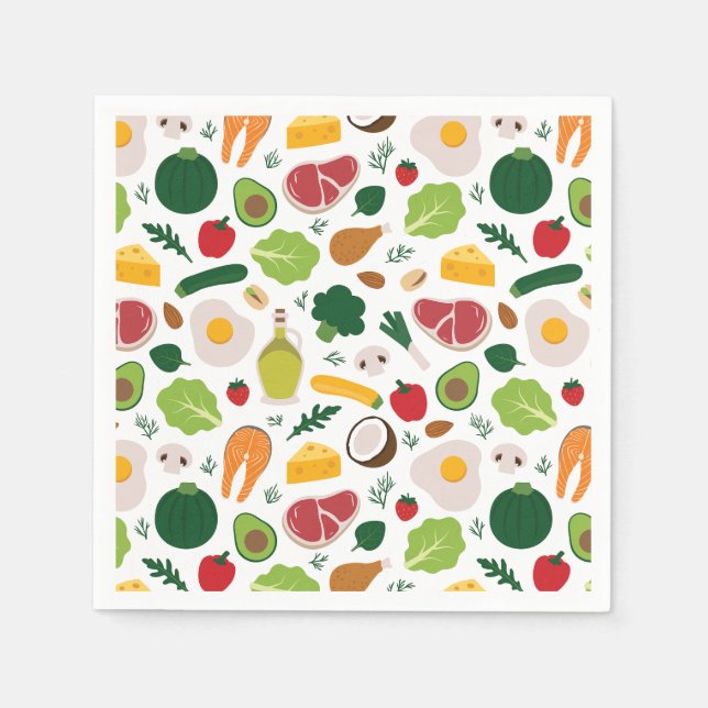 Keto Serviette (Vorderseite)