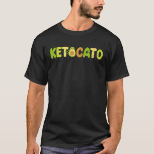 Ketocato Funny Keto Diät gesunde Ernährung Ketogen T-Shirt