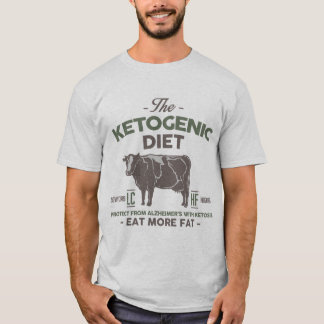 KETOGENIC DIÄT: Essen Sie fettes Helfer Alzheimer, T-Shirt