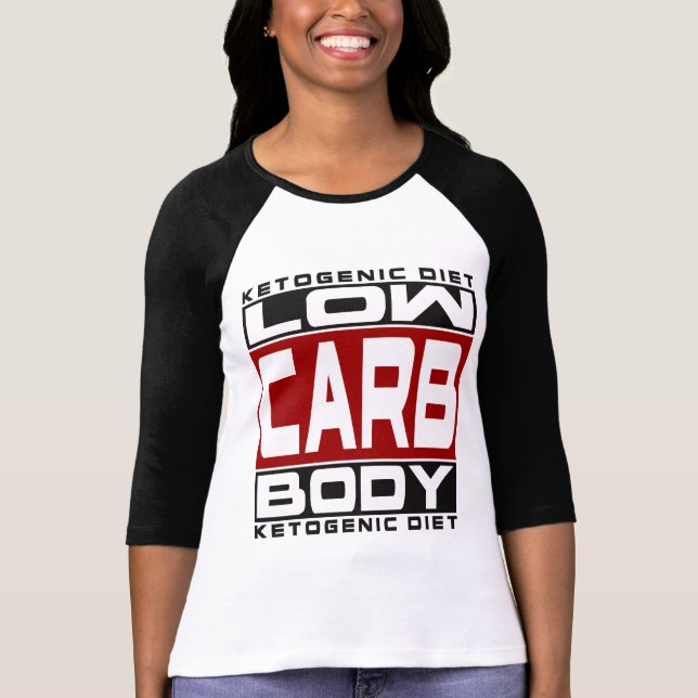 KETOGENIC DIÄT: Niedriger Vergaser-Körper! Essen T-Shirt (Vorderseite)