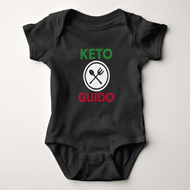 Keton Guido - Geschenk für Italiener auf der Baby Strampler (Vorderseite)