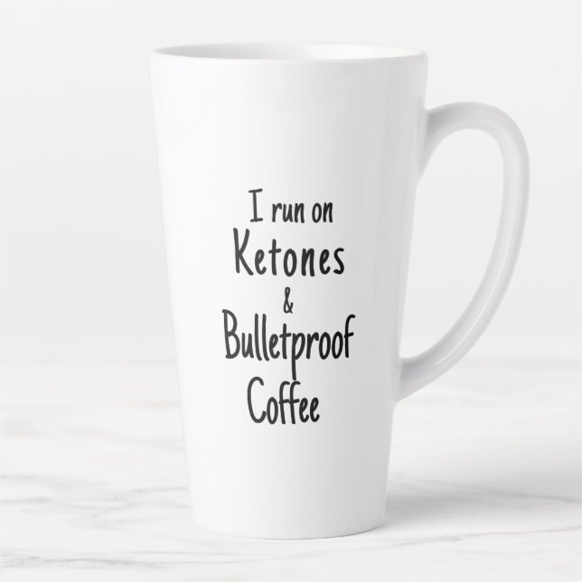 Ketone & Bulletproof Doppelseitige Tasse (Rechts)