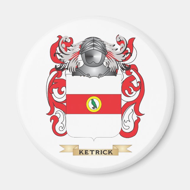 Ketrick Coat of Arms (Familienwappen) Magnet (Vorne)