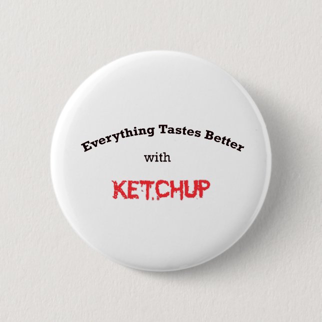 Ketschup Button (Vorderseite)