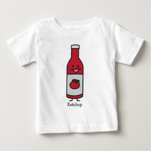 Ketschup-Flaschen-Tomatensauce-Tabellenwürze Baby T-shirt