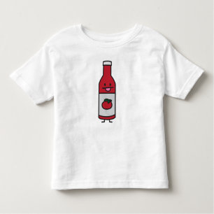Ketschup-Flaschen-Tomatensauce-Tabellenwürze Kleinkind T-shirt