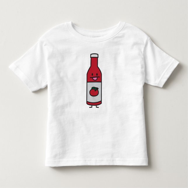 Ketschup-Flaschen-Tomatensauce-Tabellenwürze Kleinkind T-shirt (Vorderseite)