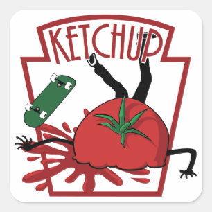 KETSCHUP. Funny sticker