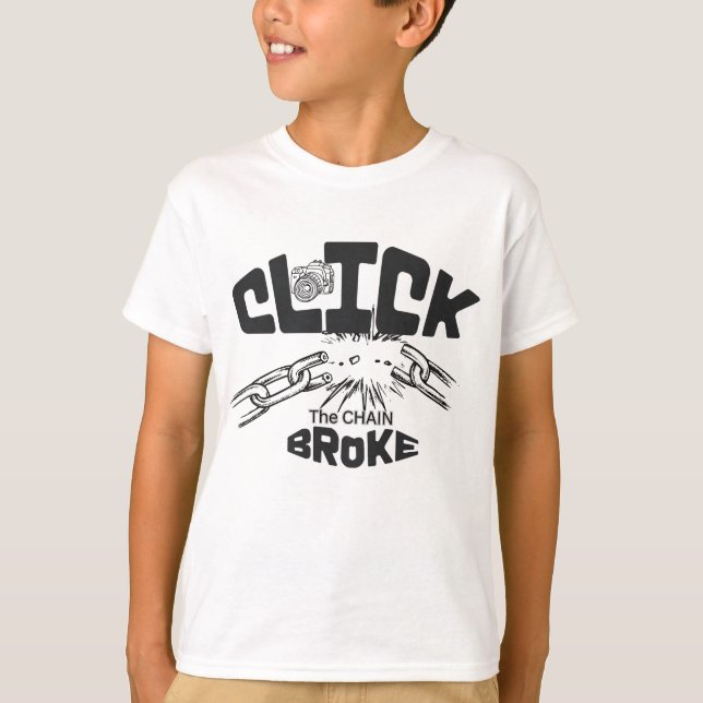 Kette klicken zerbrochen T-Shirt (Vorderseite)
