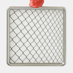 Kette verbundener Zaun Silbernes Ornament