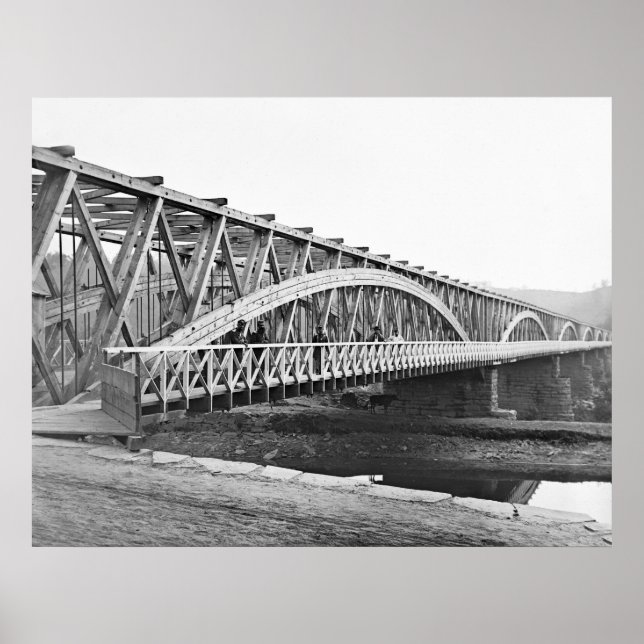 Kettenbrücke: 1865 poster (Vorne)