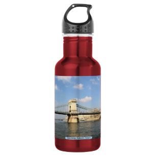 Kettenbrücke, Budapest, Ungarn Edelstahlflasche
