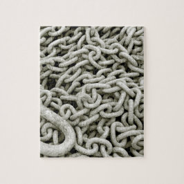 Kettenglied-Laubsäge Puzzle