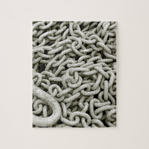 Kettenglied-Laubsäge Puzzle