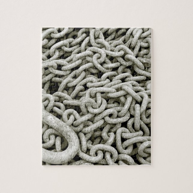 Kettenglied-Laubsäge Puzzle (Vertikal)