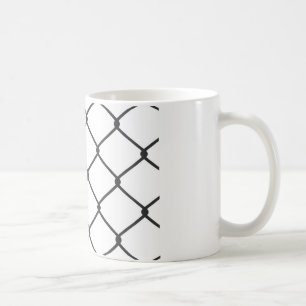 Kettenglied-Zaun-Muster Tasse