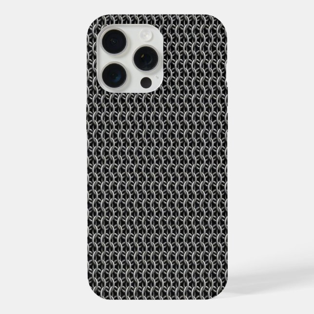 Kettenpanzer Mittelalterliche Rüstung iPhone Hülle (Rückseite)