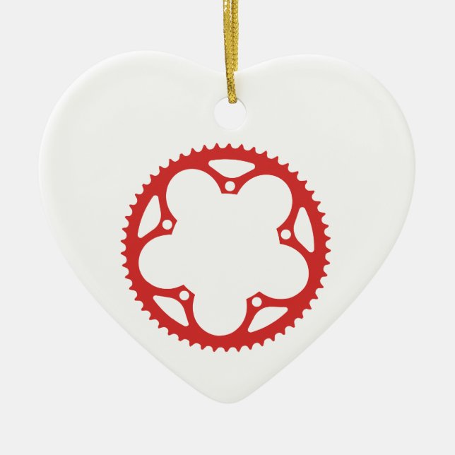 Kettenring Keramik Ornament (Vorne)