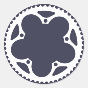 Kettenring Runder Aufkleber