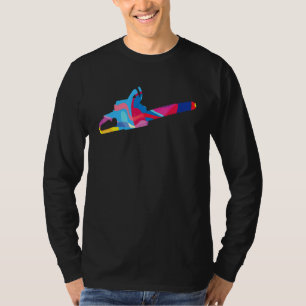 Kettensäge Kettensägen Farbige Grafik T-Shirt