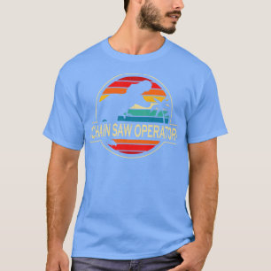 Kettensäge-Operator Dinosaur T-Shirt