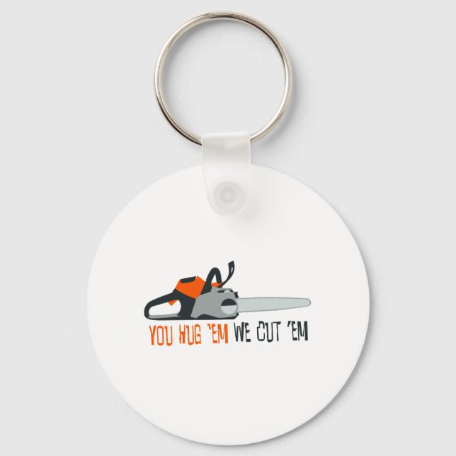 Kettensäge Schlüsselanhänger (Vorderseite)