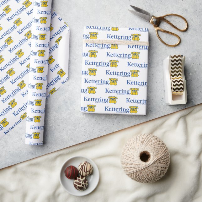 Kettering University Bulldogs Geschenkpapier (Kunsthandwerk)