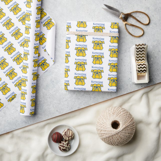 Kettering University Bulldogs Geschenkpapier (Kunsthandwerk)