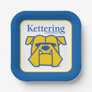 Kettering University Bulldogs Pappteller