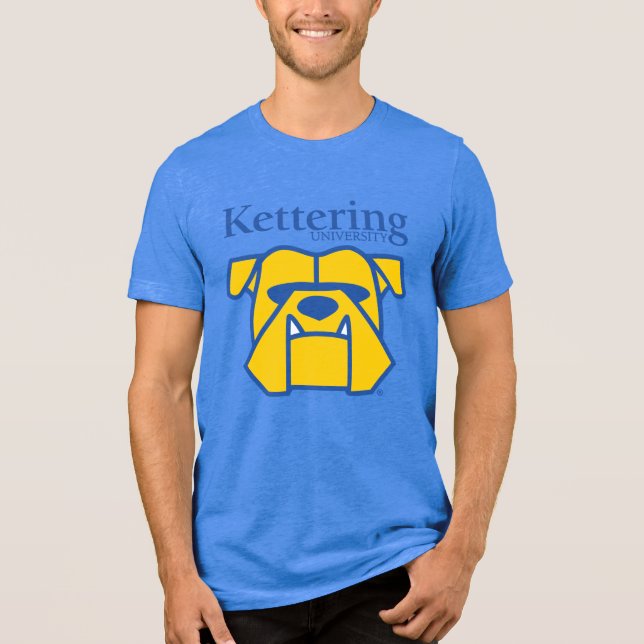 Kettering University Bulldogs Tri-Blend Shirt (Vorderseite)
