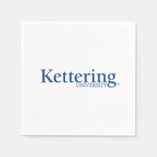 Kettering University-Logo Serviette (Vorderseite)