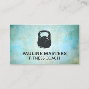 Kettle Bell Icon   Grunge Texture Background Terminkarte