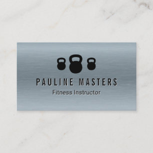 Kettle Bells Icons   FITNESS Terminkarte