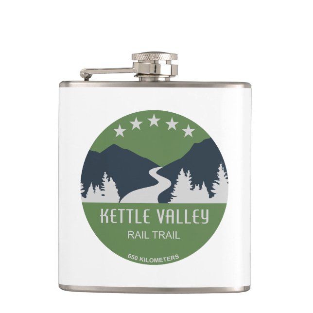 Kettle Valley Rail Trail British Columbia Flachmann (Vorderseite)