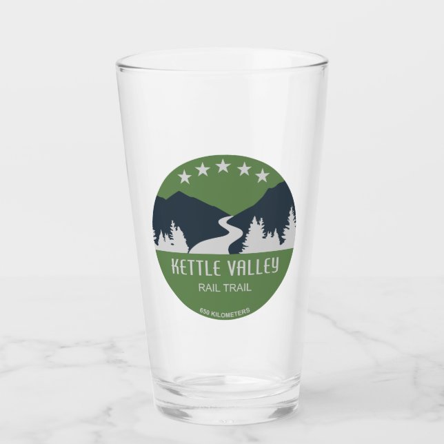 Kettle Valley Rail Trail British Columbia Glas (Vorderseite)