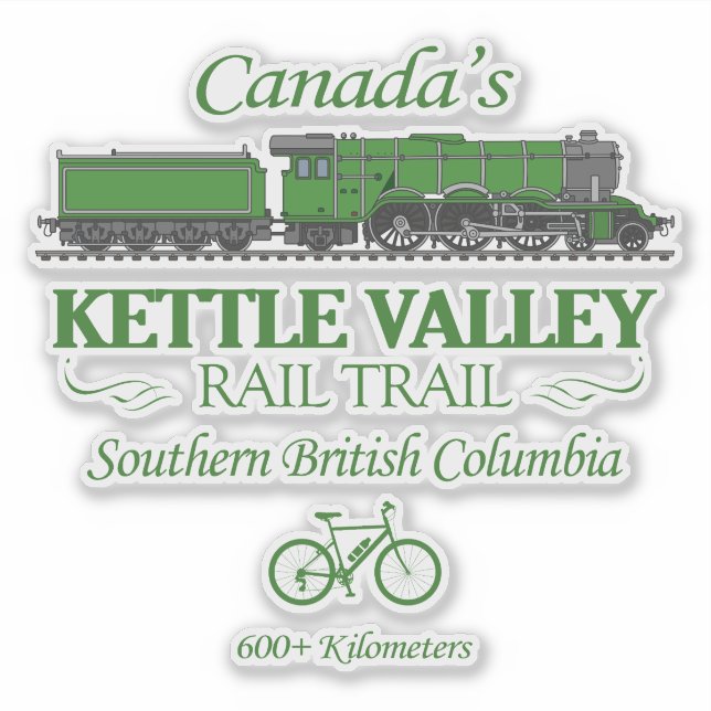Kettle Valley RT (RT2) Aufkleber (Vorderseite)