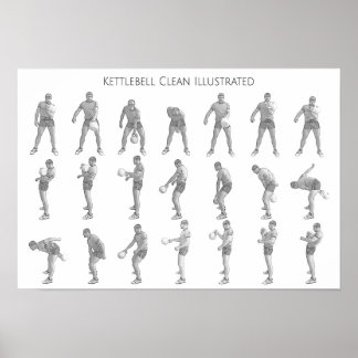 Kettlebell 1 Arm Clean Poster