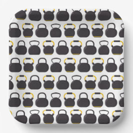 Kettlebell Birthday Party Pappteller
