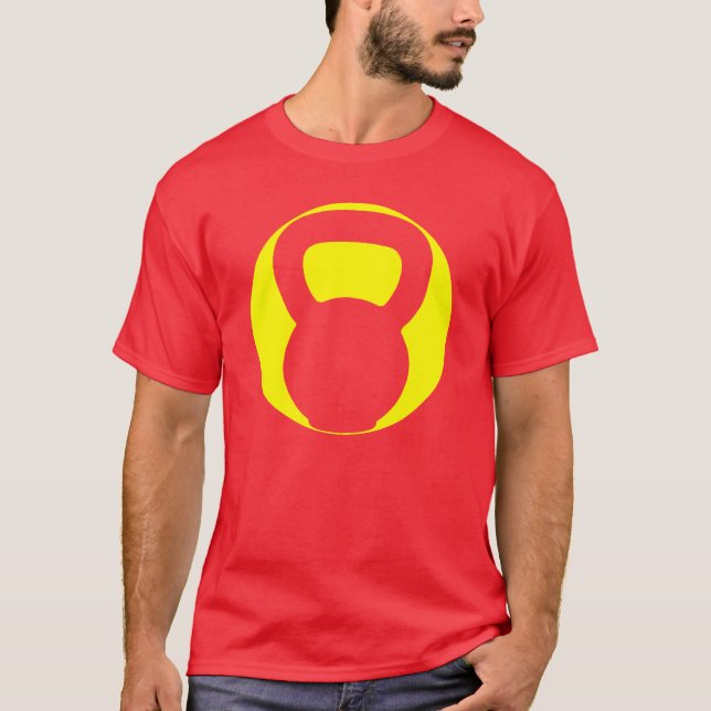 Kettlebell großer Logo-Oval-T - Shirt (Vorderseite)