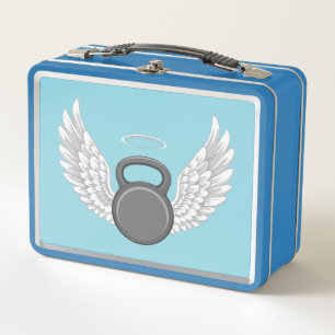 Kettlebell-Himmel Metall Brotdose